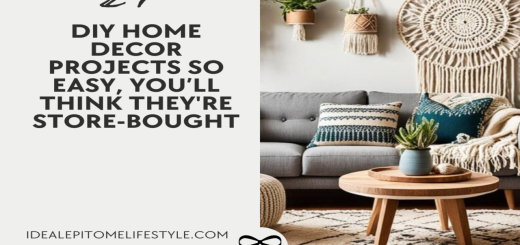 DIY Home Decor Projects So Easy, You’ll Think They're Store-Bought-Ideas