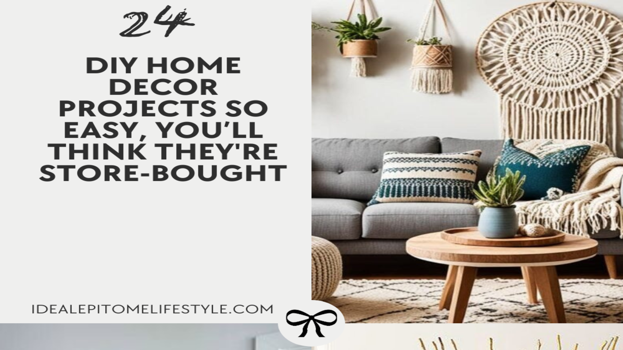 DIY Home Decor Projects So Easy, You’ll Think They're Store-Bought-Ideas