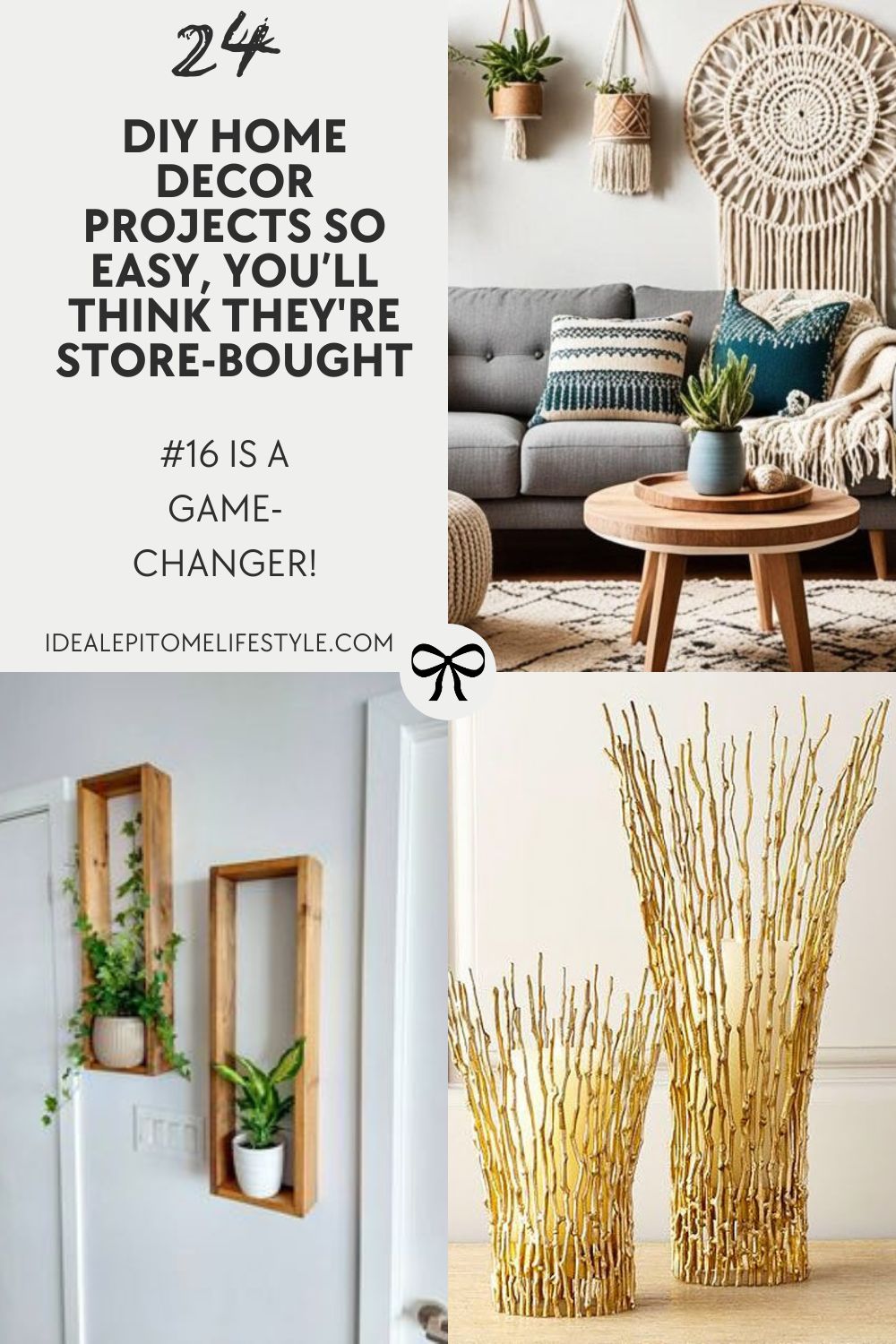 24 DIY Home Decor Projects So Easy, You’ll Think They're Store-Bought